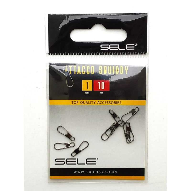Girelle  Sele Attacco Squiddy con Moschettone | CentroPescaBrando