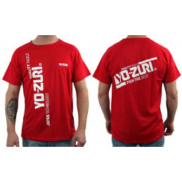 T-Shirt Yo-Zuri Rosso Abbigliamento da Pesca| CentroPescaBrando