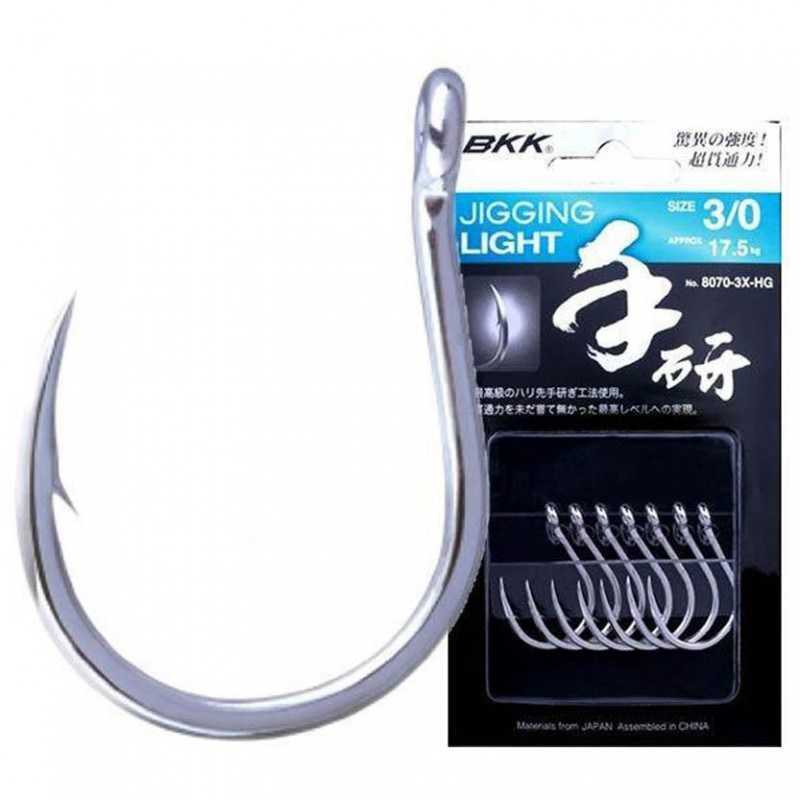 Amo da Pesca Bkk Jigging Hook Bright Tin | CentroPescaBrando