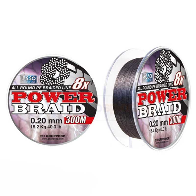 Asso Power Bradi 8X 150mt Filo da Spinning | CentroPescaBrando