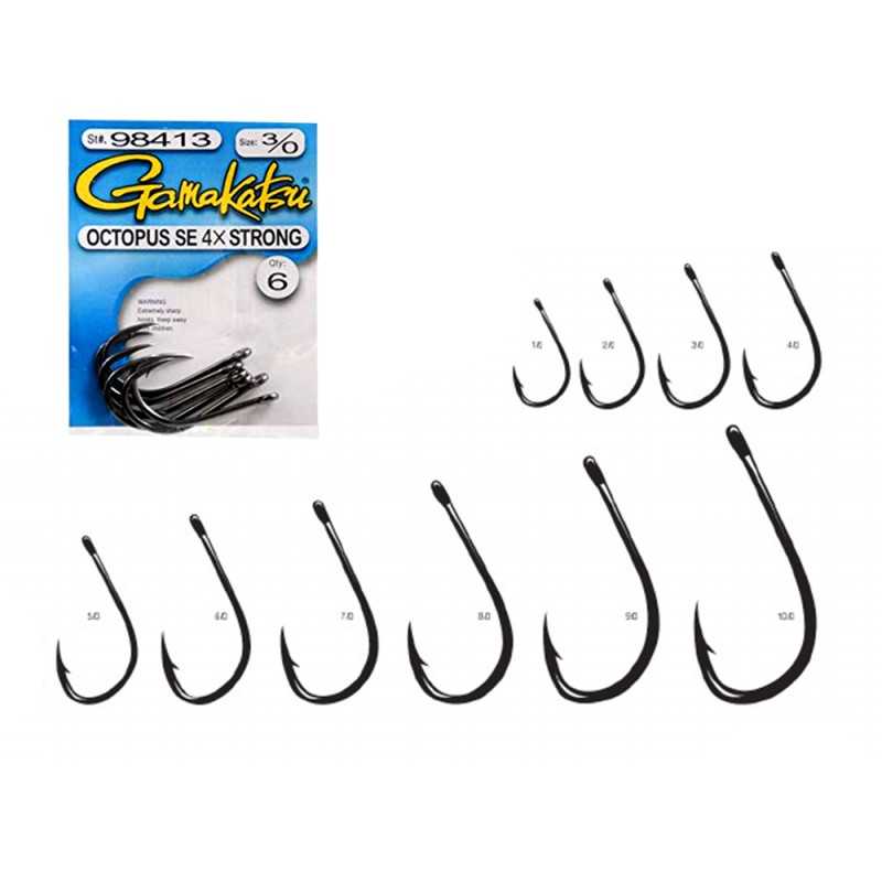 Ami Gamakatsu Octopus SE 4X Strong con Occhiello| CentroPescaBrando