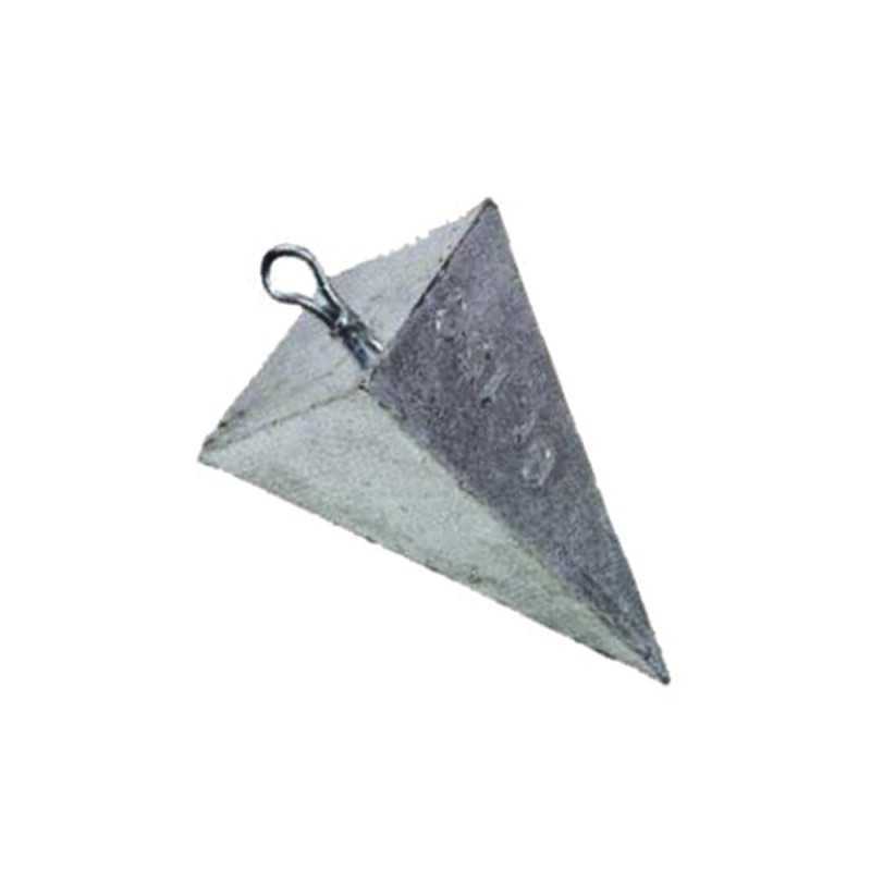 Piombo Piramide con Anello Inox per Surfcasting | CentroPescaBrando