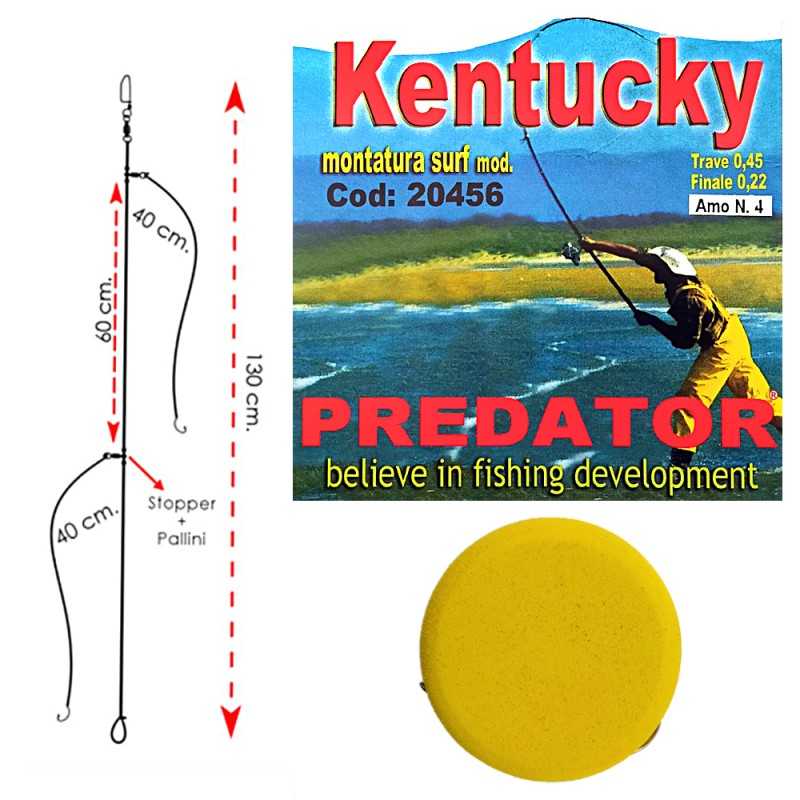 Expert Predator Kentucky Montatura da Surf | CentroPescaBrando