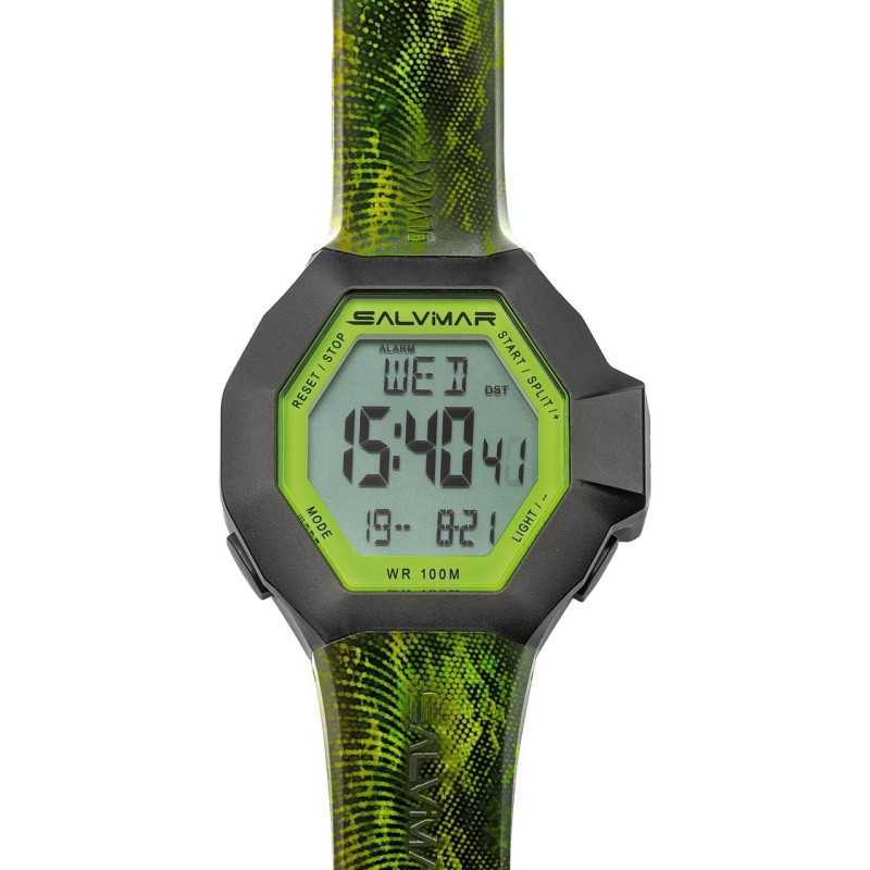 Orologio Salvimar Deeper Green Camu da Apnea |CentroPescaBrando
