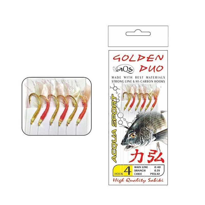 Esche Sabiki AQS Golden Duo Hook | CentroPescaBrando