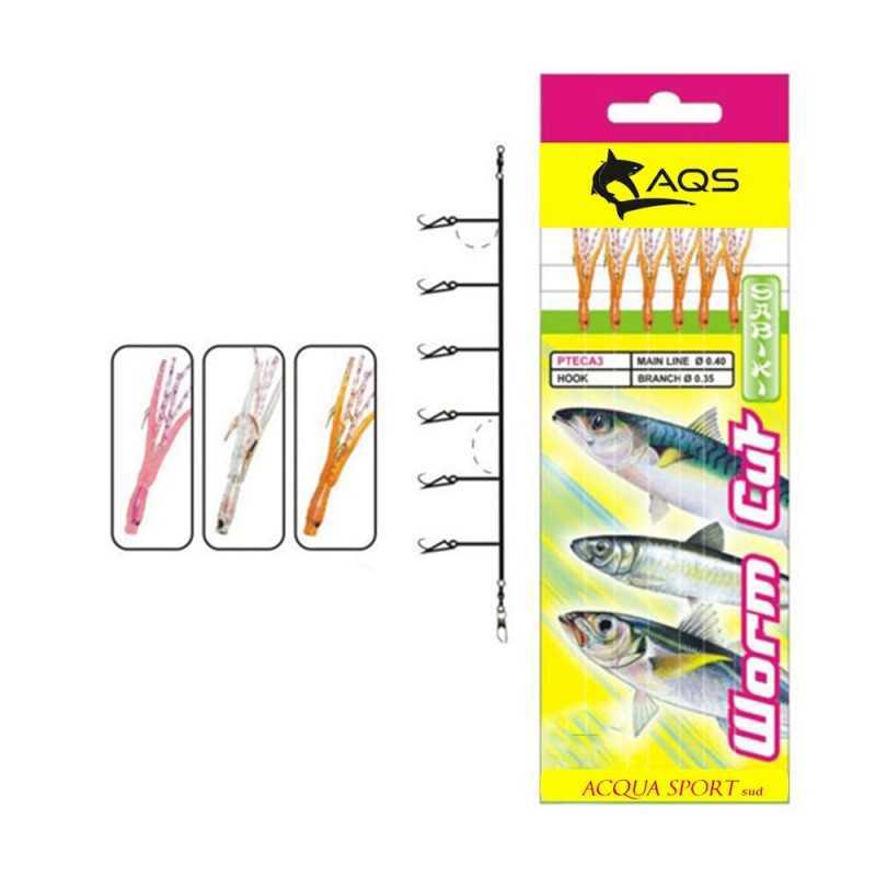 AQS Sabiki Worm Cut |CentroPescaBrando