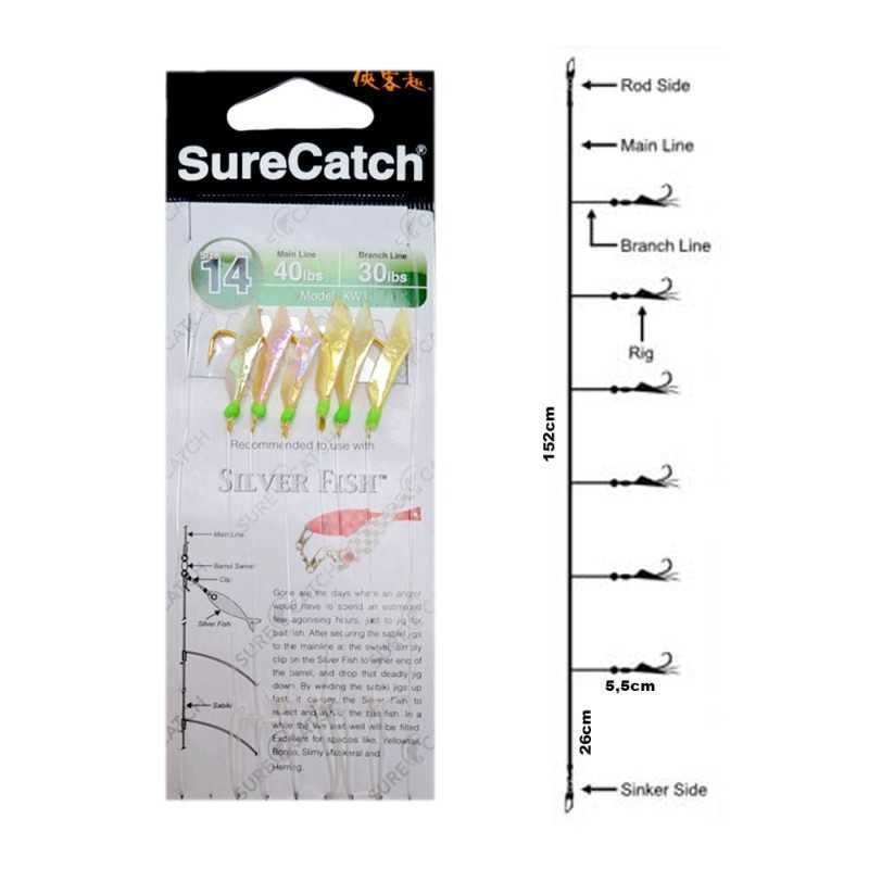 Surecatch Sabiki KW1 Green |CentroPescaBrando