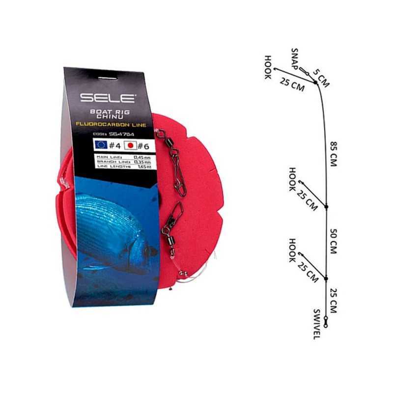Finale Bolentino Sele Boat Ring Fluorocarbon |CentroPescabrando