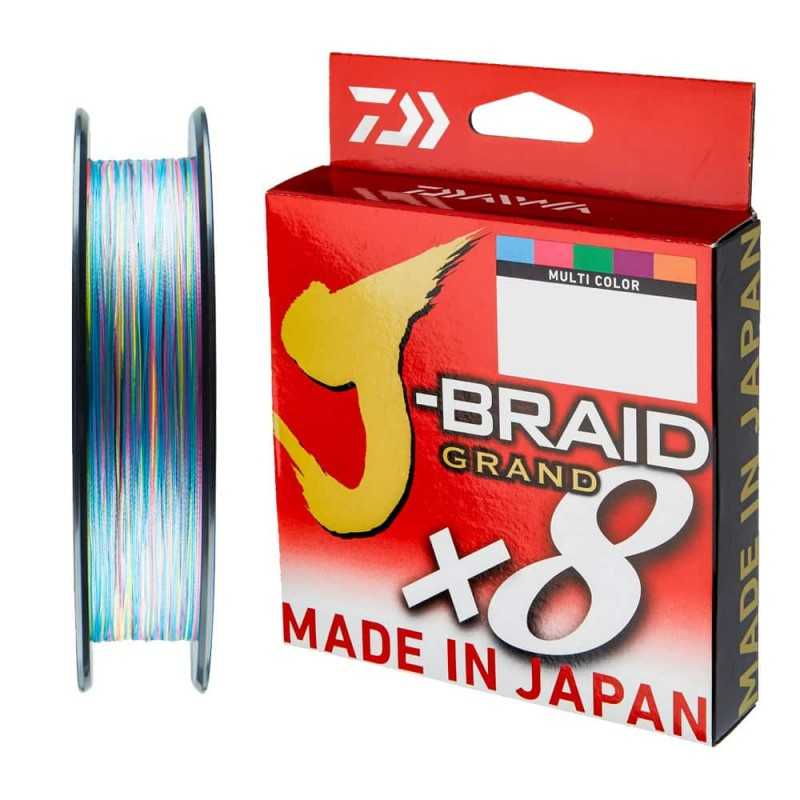 Filo Daiwa J-Braid Grand X8 Multicolor 300mt |CentroPescaBrando