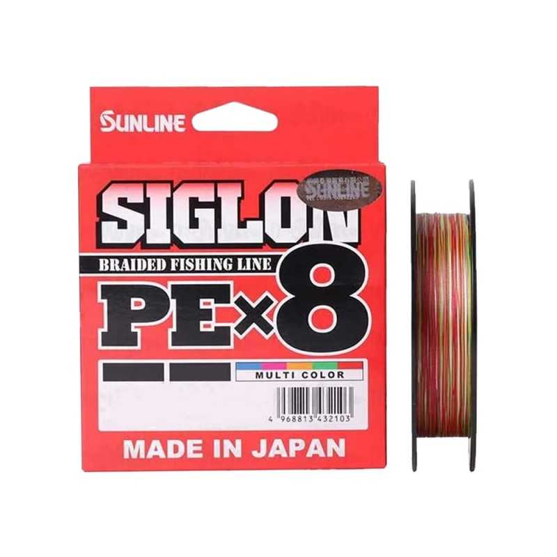 Filo Sinline Siglon Trecciato PE X8 Multicolor 300m |CentroPescaBrando