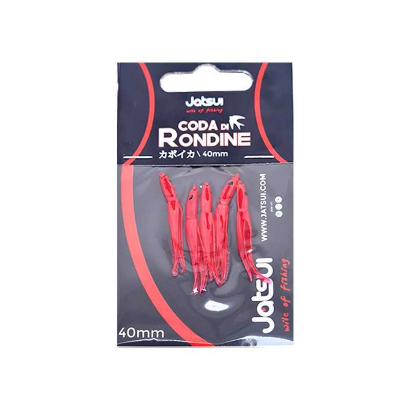 Jatsui Coda di Rondine Red 40mm da Traina |CentroPescaBrando