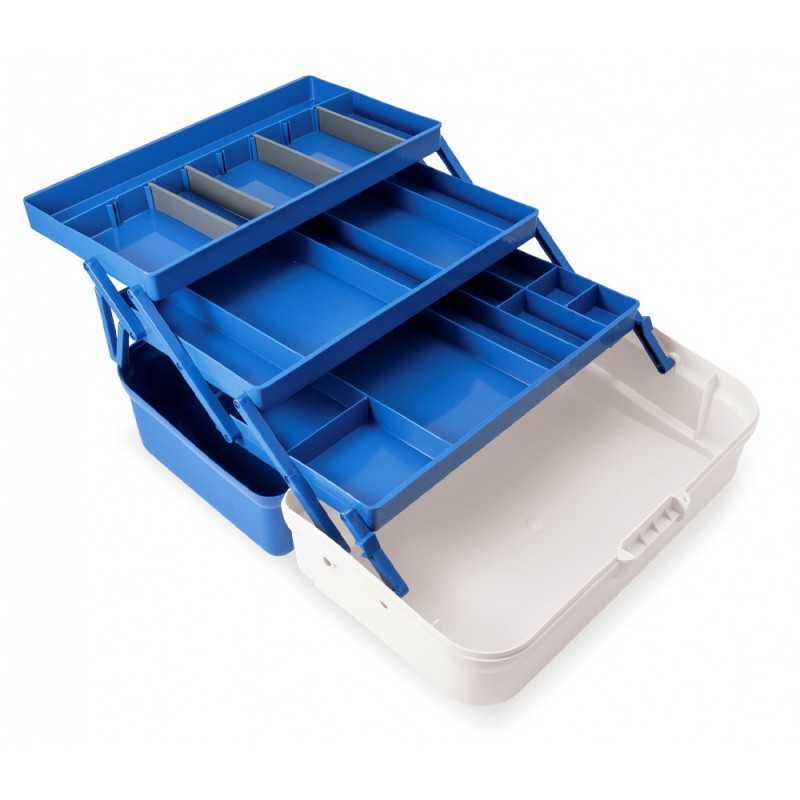 Valigetta Lineaeffe 3 Piani Bianco Blu |CentroPescaBrando