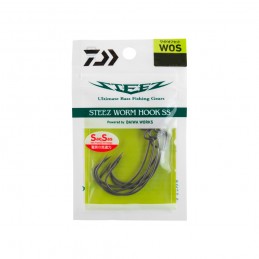 Daiwa Ami Steez Worm Hook SS Offset 1/0 da Pesca |CentroPescaBrando