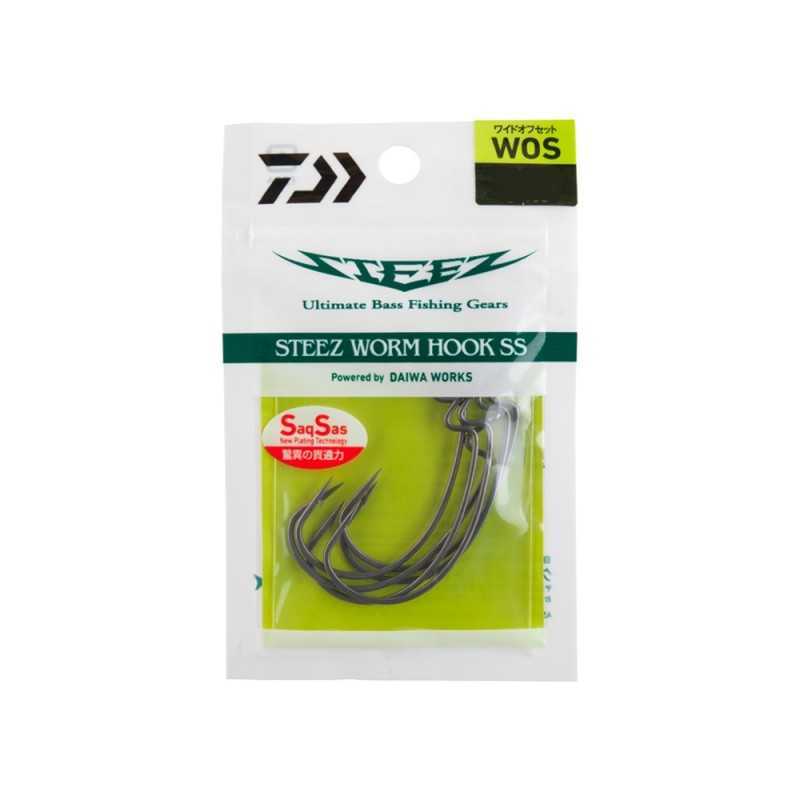 Daiwa Ami Steez Worm Hook SS Offset 1/0 da Pesca |CentroPescaBrando