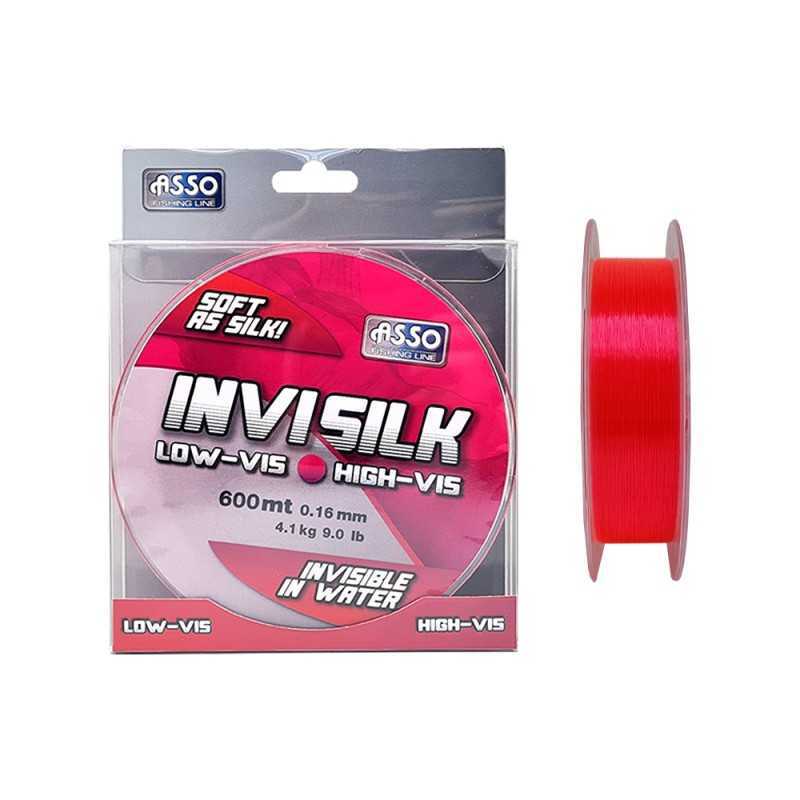 Monofilo Asso Invisilk Nylon SP 600mt Pink |CentroPescaBrando