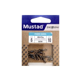 Girella Mustad Demon Power Rolling Swivel DLT01 |CentroPescaBrando