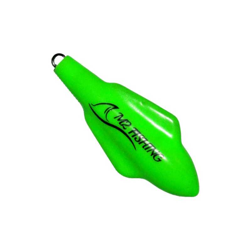 M2 Fishing Surf Bomb Green Piombo Glow Rivestito |CentroPescaBrando