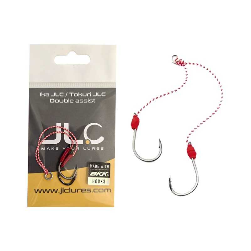 JLC Ika Tokuri Double Assist Hook Jig Head Vertical|CentroPescaBrando