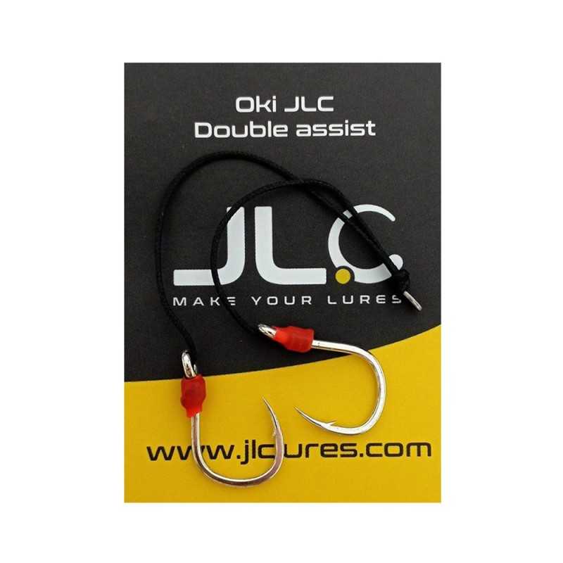 JLC OKI Assist Double Hook Esca Siliconica Vertical |CentroPescaBrando