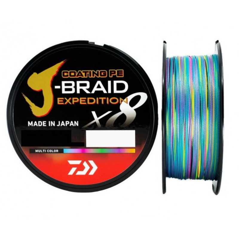 Filo Daiwa J-Braid Expedition X8 500mt MC Multicolor|CentroPescaBrando