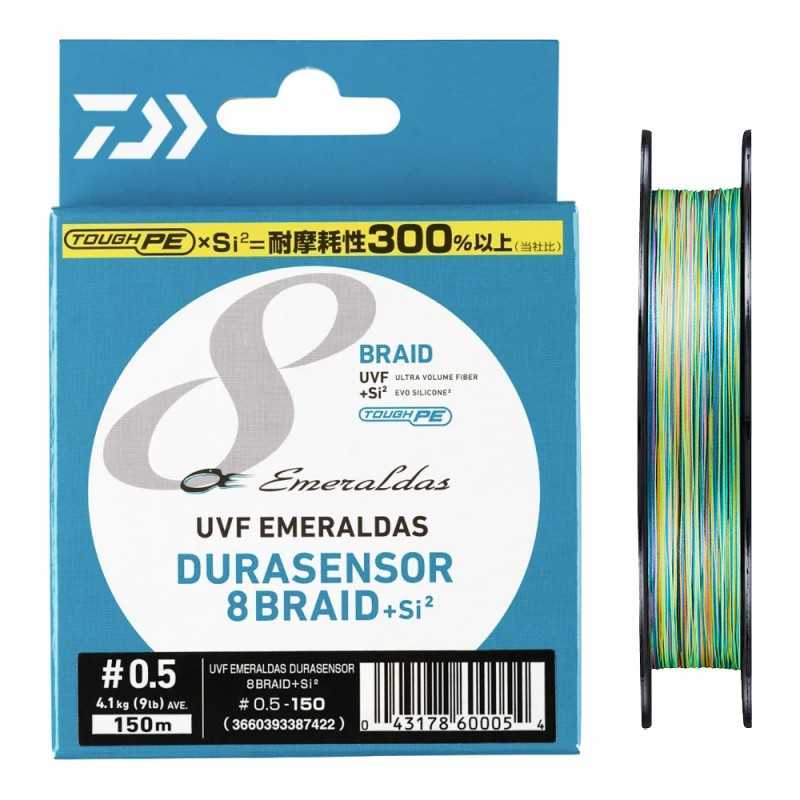 Daiwa UVF Emeraldas Durasensor 8x +Si² 150m Treccia |CentroPescaBrando